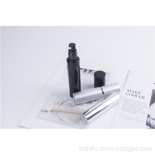 Factory Price Black Pump Plastic Cosmetic Vacuum Bottles